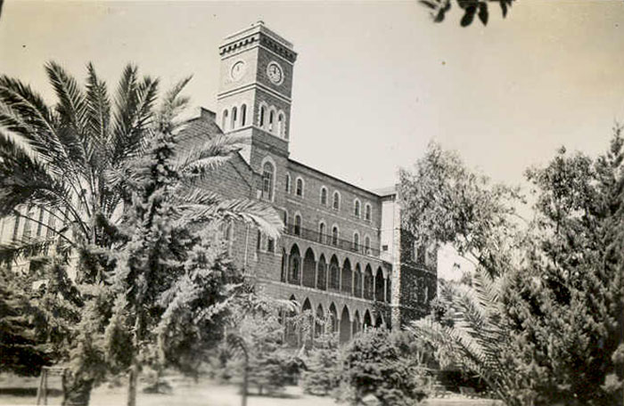 The American College of Beirut photographed in 1940s