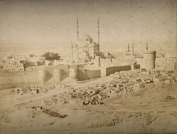 The citadel in the 1880s as shot by the photographer, the resident Greek C. & G. Zangaki brothers