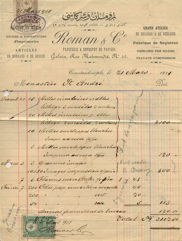 Roman & Co, 1911