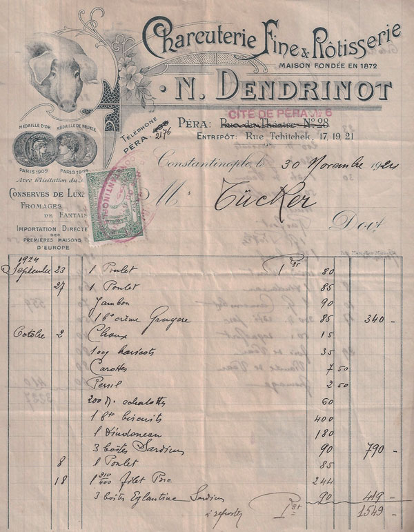 Dendrinot, 1924
