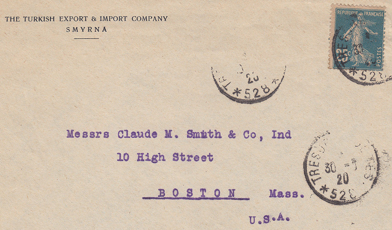 Turkish Export & Import Company, 1920