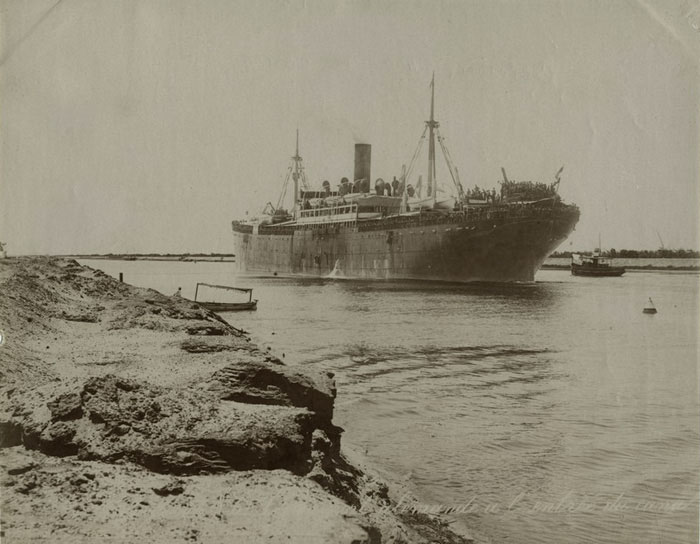Suez Canal by Zangaki 1880s