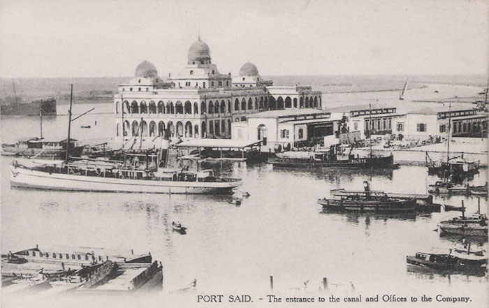 Port Said by Zangaki 1880s